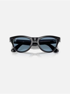 Ray-Ban Black Frames with Blue Lenses Sunglasses